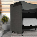 Large Outdoor Swing Chair Cover Garden Furniture Protector 164cm Grey