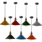 Vintage Industrial Ceiling Pendant Light Retro Loft Style Metal Shade Lamp