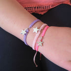 Silver Star Charm Friendship Bracelet