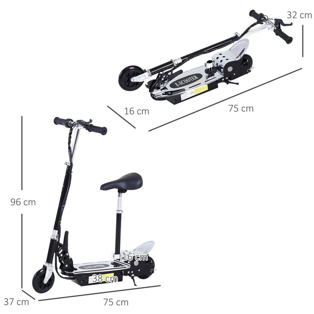 Teen Foldable Electric Scooters 120W w/ Brake Kickstand - High Quality
