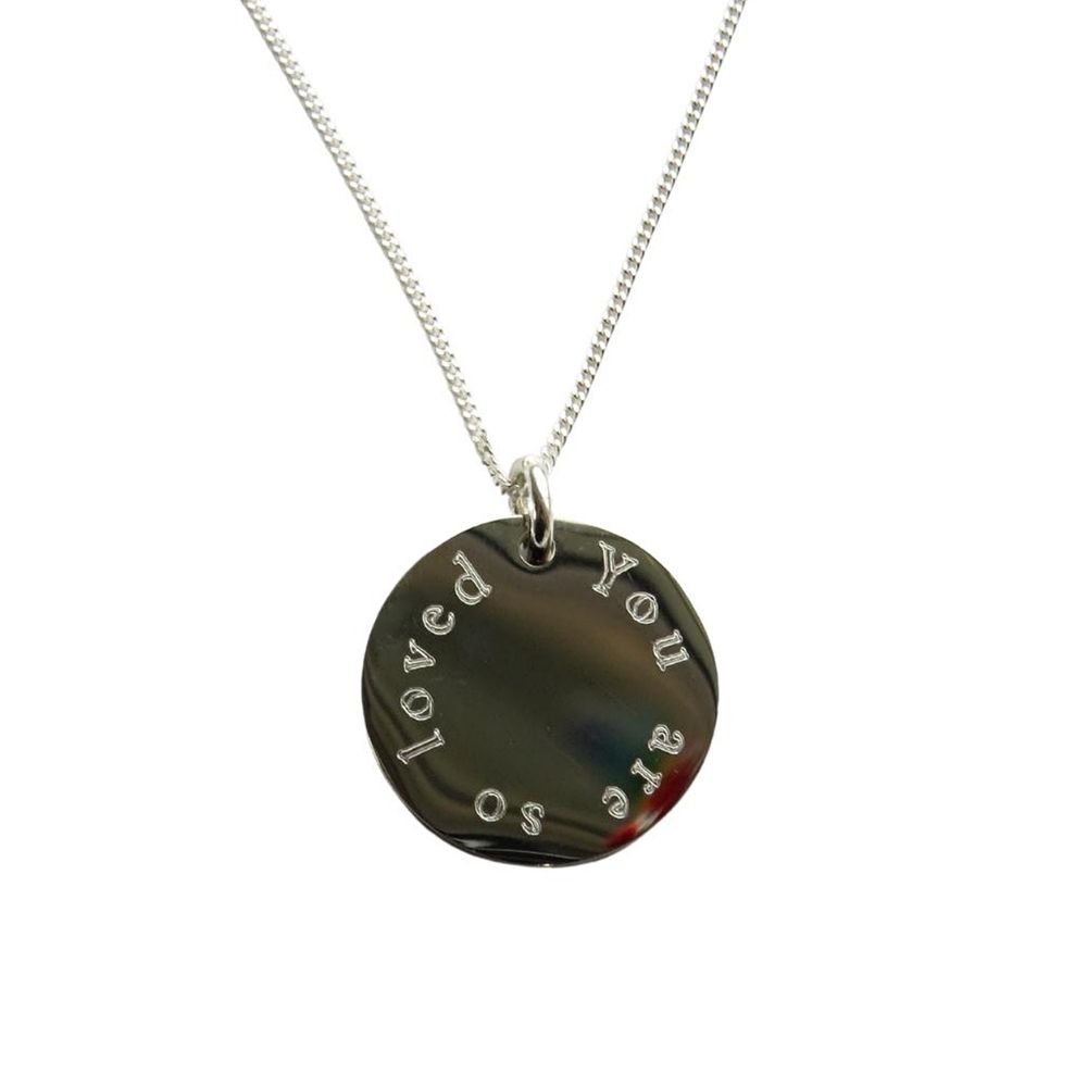 Best Mum Engraved Necklace - Sterling Silver - Gift for Birthday, Christmas, Thank You - Handmade in Scotland
