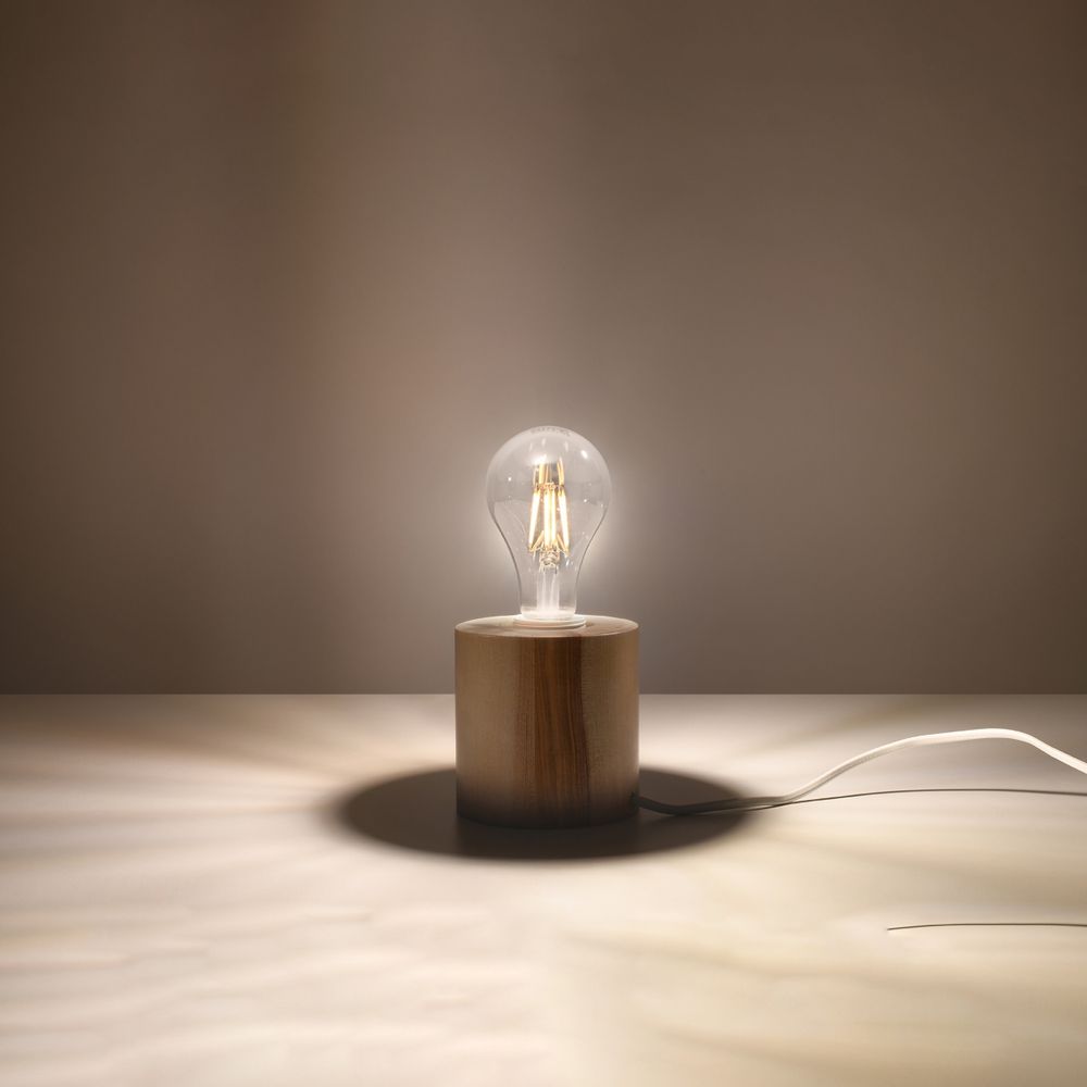 Wooden Desk Lamp - Salgado Scandinavian Design - E27