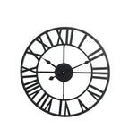 78CM ROMAN METAL CLOCK: Stunning, Statement-Making Open Back Wall Clock with Metal Numerals