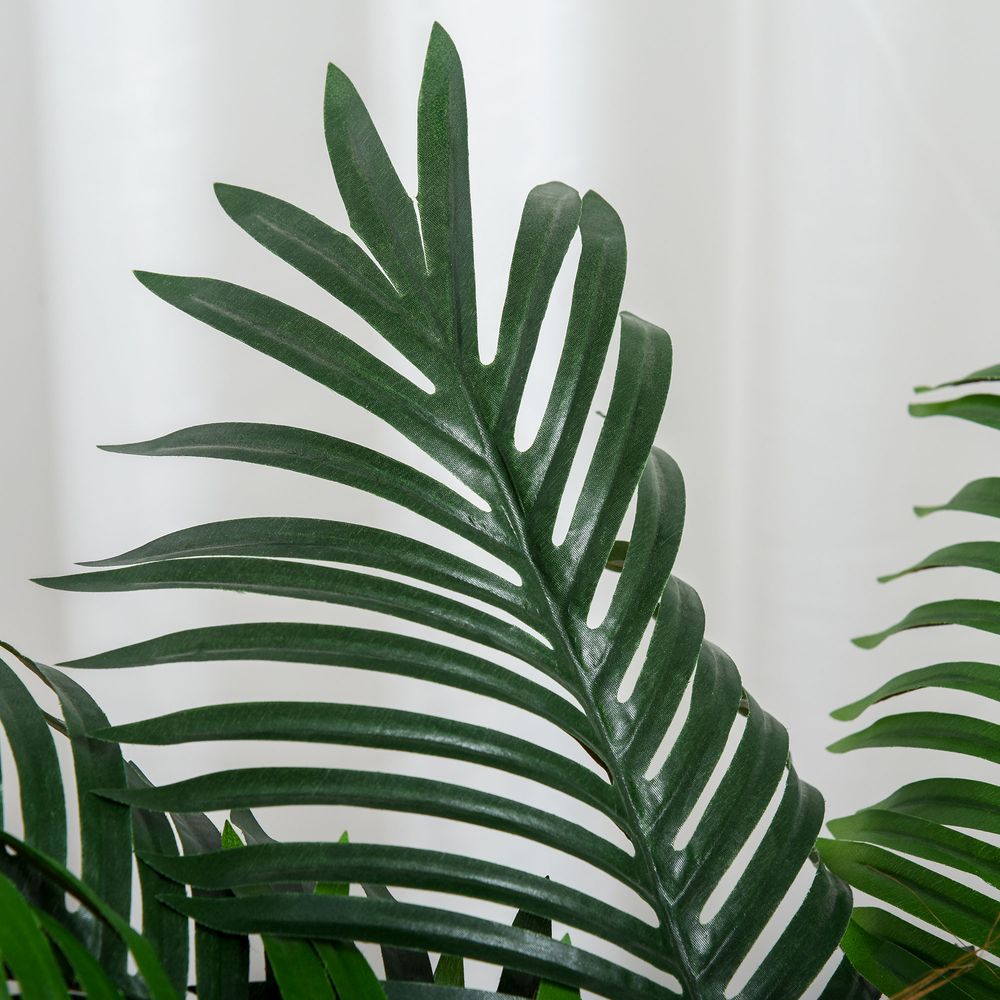 Artificial Palm Tree - Realistic 8-Leaf Design, 60cm Tall, Nursery Pot Included
