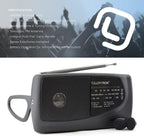 Lloytron Sports Personal Radio - 3 Band MW/FM/LW - Easy Find Tuning Window - Earphones Included