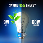 LED GLS 9W B22 Light Bulbs Cool White Energy Saving ~4154