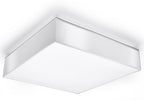 HORUS 45 Ceiling Lamp - Elegant White LED Square Design - for Modern Homes