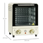 Mini Oven Toaster with Baking Tray, Wire Rack, and Crumb Tray - for All Demographics!
