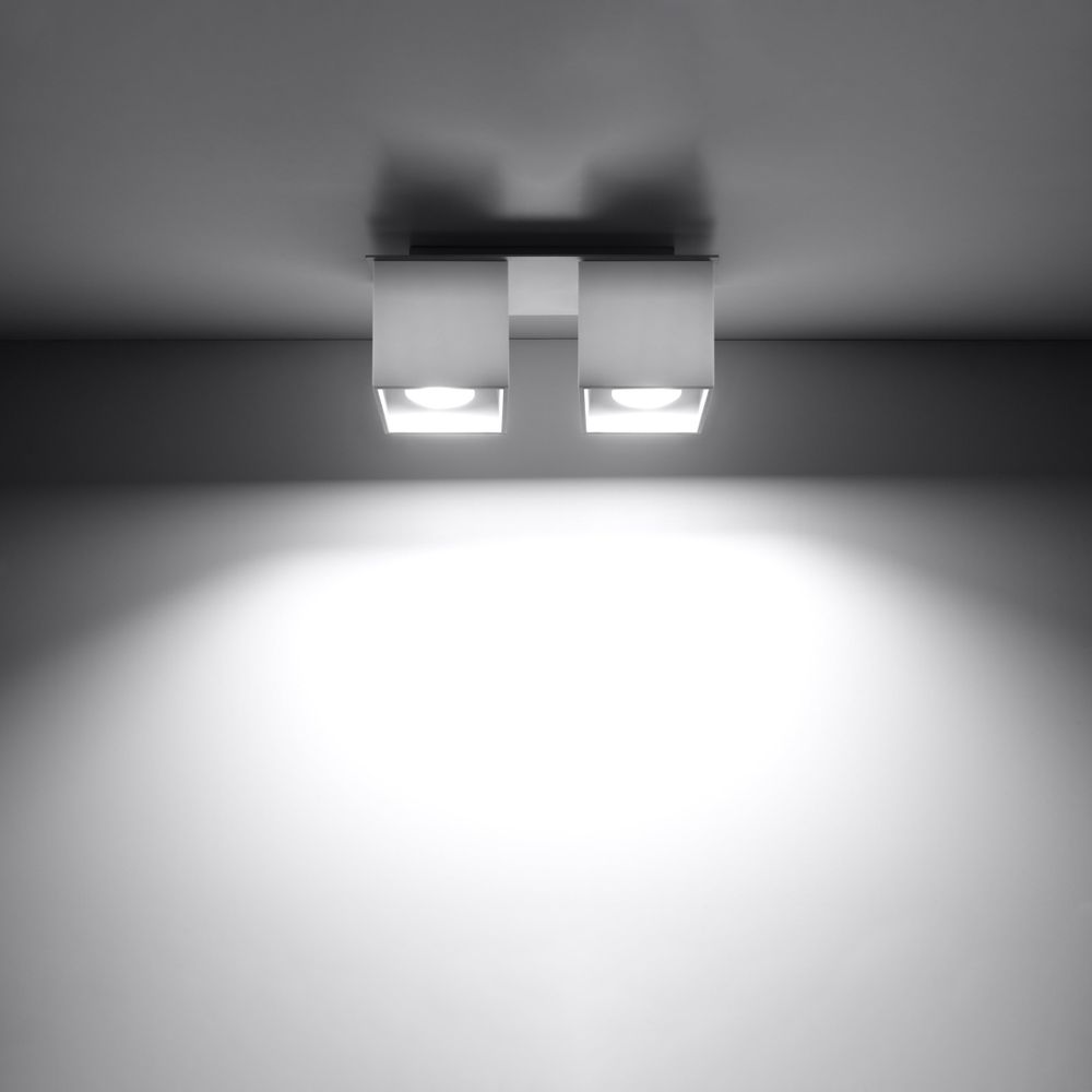 Quad Collection: Modern Design Ceiling Lamp, Aluminum, GU10 - Stylish Lighting!