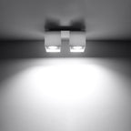 Quad Collection: Modern Design Ceiling Lamp, Aluminum, GU10 - Stylish Lighting!