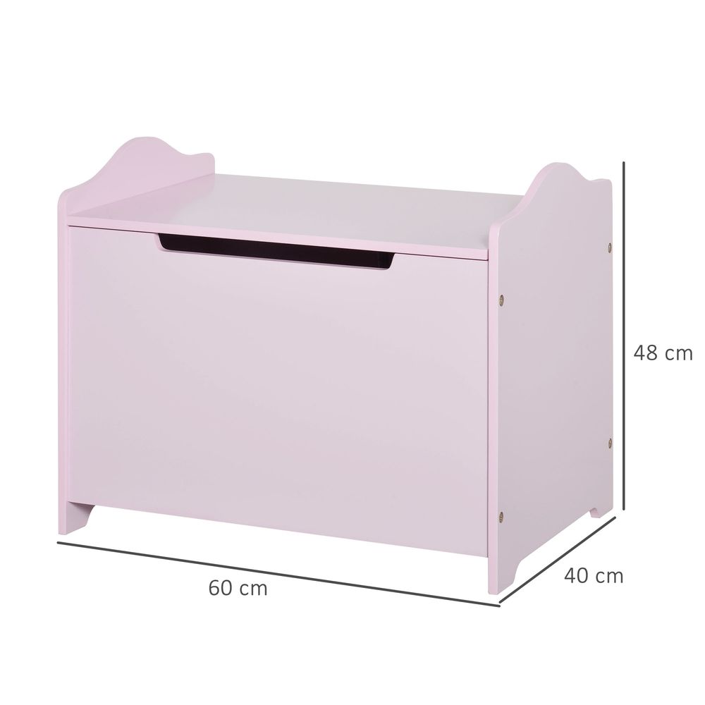 Kids Toy Organizer - 40x60cm Storage Box - Durable & Safe - Pink