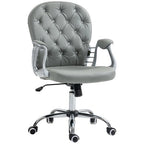 Office Chair PU Diamante Padded Ergonomic 360° Swivel
