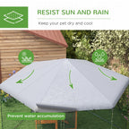 Walk in Chicken Run-10-15 Chickens, Hens, Rabbits, Ducks. Spacious, Covered, Predator-Proof. High-Quality.