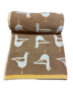 Seagull Turkish Cotton jacquard towel Beige