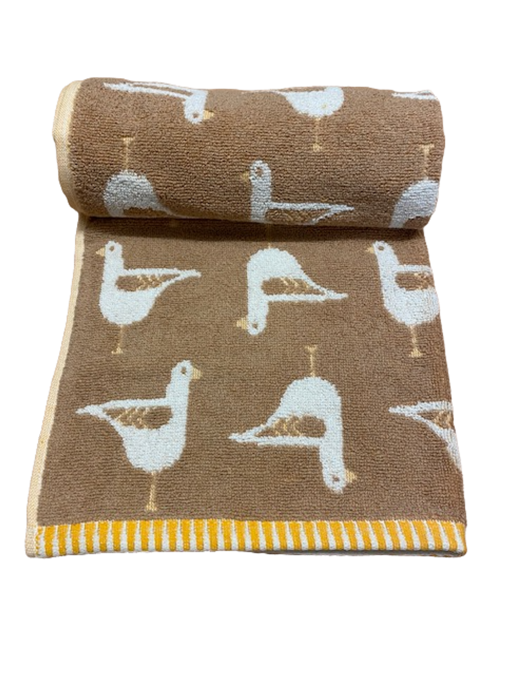 Seagull Turkish Cotton jacquard towel Beige