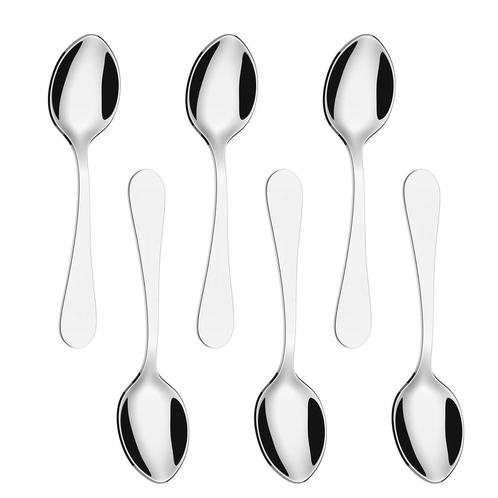 SS Tea Spoons - Elegant, Durable, and Mirror-Polished 6 pcs