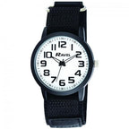 Mens Velcro Sports Watch - Bold Arabic Dial, Quality Quartz Movement