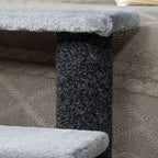 Pet Stairs with 3-step Stair, Scratching Posts, Platforms, Toy Ball