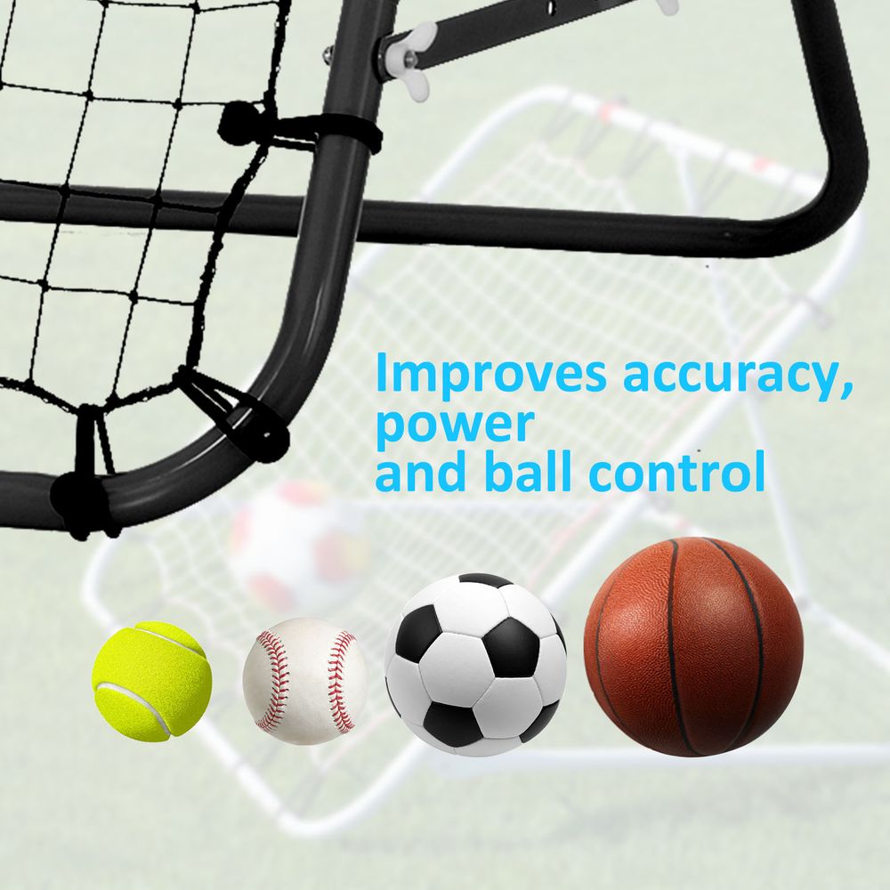 Pro Rebounder Net: Football Training Aid for Kids & Adults - Adjustable & Durable