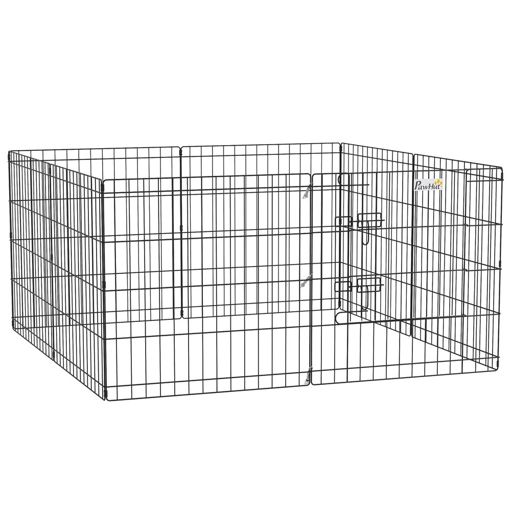 Metal Dog Playpen - 8 Panels, 24 Inch
