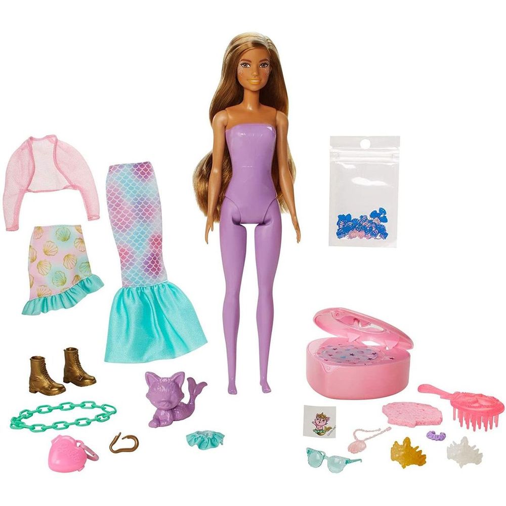 Doll Colour Reveal Peel Mermaid 25 Accessories