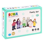 Doll House Figure Set - Happy Family Pretend Play