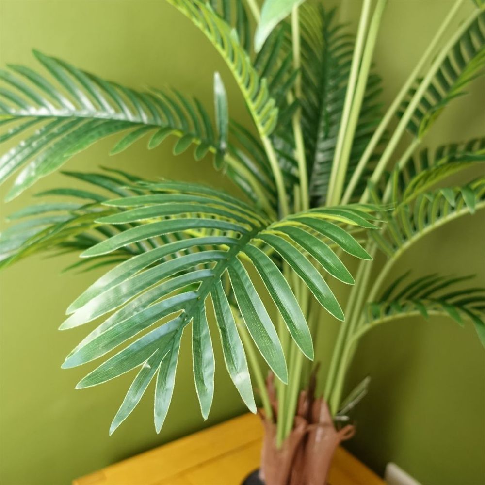 110cm Large Artificial Areca Palm Tree - Luxury Décor