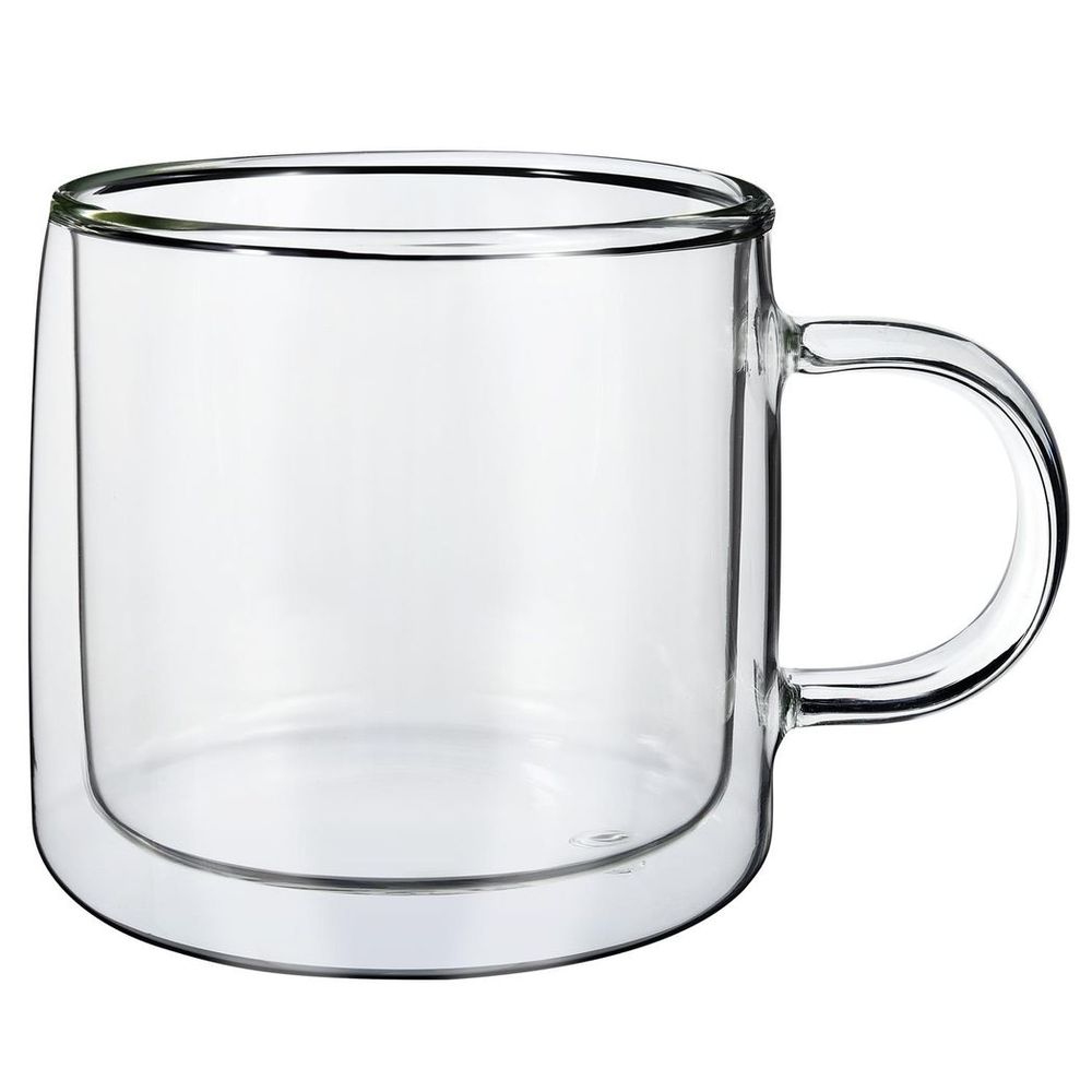 DOUBLE WALL GLASSES - Heat-proof Cups for Hot & Cold Drinks