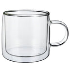 DOUBLE WALL GLASSES - Heat-proof Cups for Hot & Cold Drinks