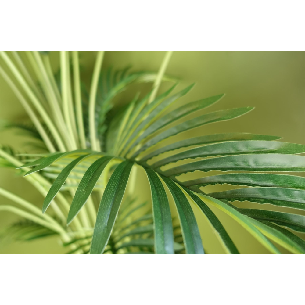 150cm Large Artificial Areca Palm - Black Pot - Home Décor