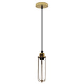 Single Ceiling E27 Pendant Light - Industrial Vintage Hanging Lamp, Wire Cage Design