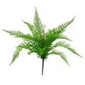 60cm Artificial Bushy Dixie Wood Fern Dark Green Plant in Green