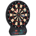 Elec Dartboard LED Digi Score 27 Games w/ 12 Soft Darts-Ready-to-Play-Multi Game-Fun for Home & Office