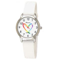 LGBTQ+ Pride White Silicone Watch - Limited Edition.4S