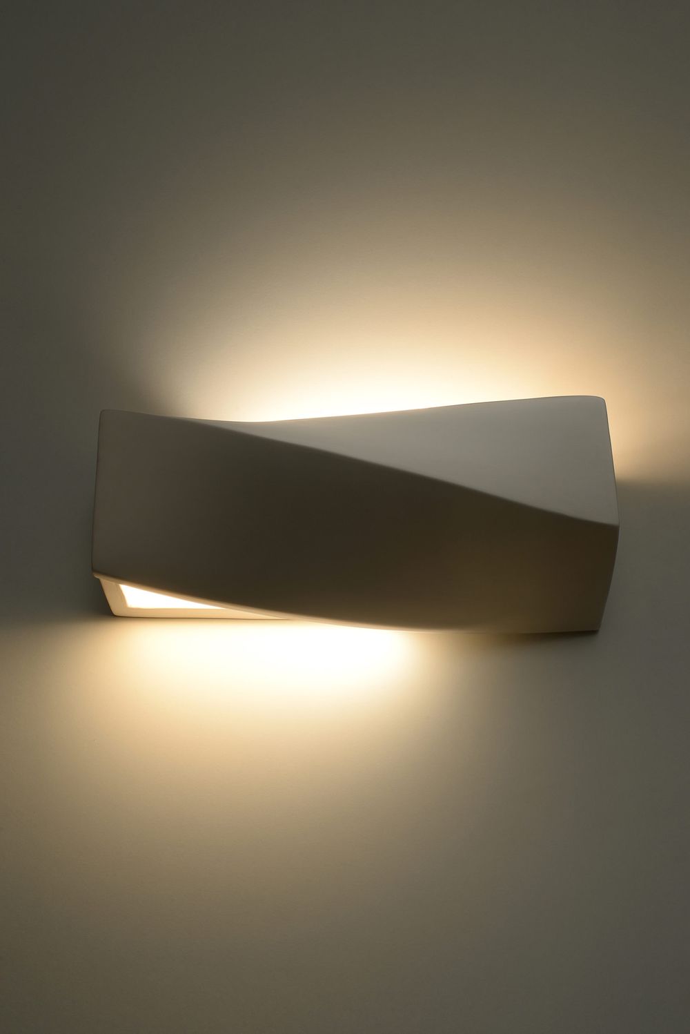 Ceramic Wall Lamp - Mini Paintable Light Fixture