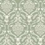 Stag Damask Sage Green - for All Demographics!
