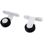 Steel Sliding Door Track Kit - 6ft, White