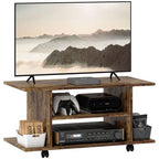 Modern TV Cabinet Stand Storage Shelves Table Mobile
