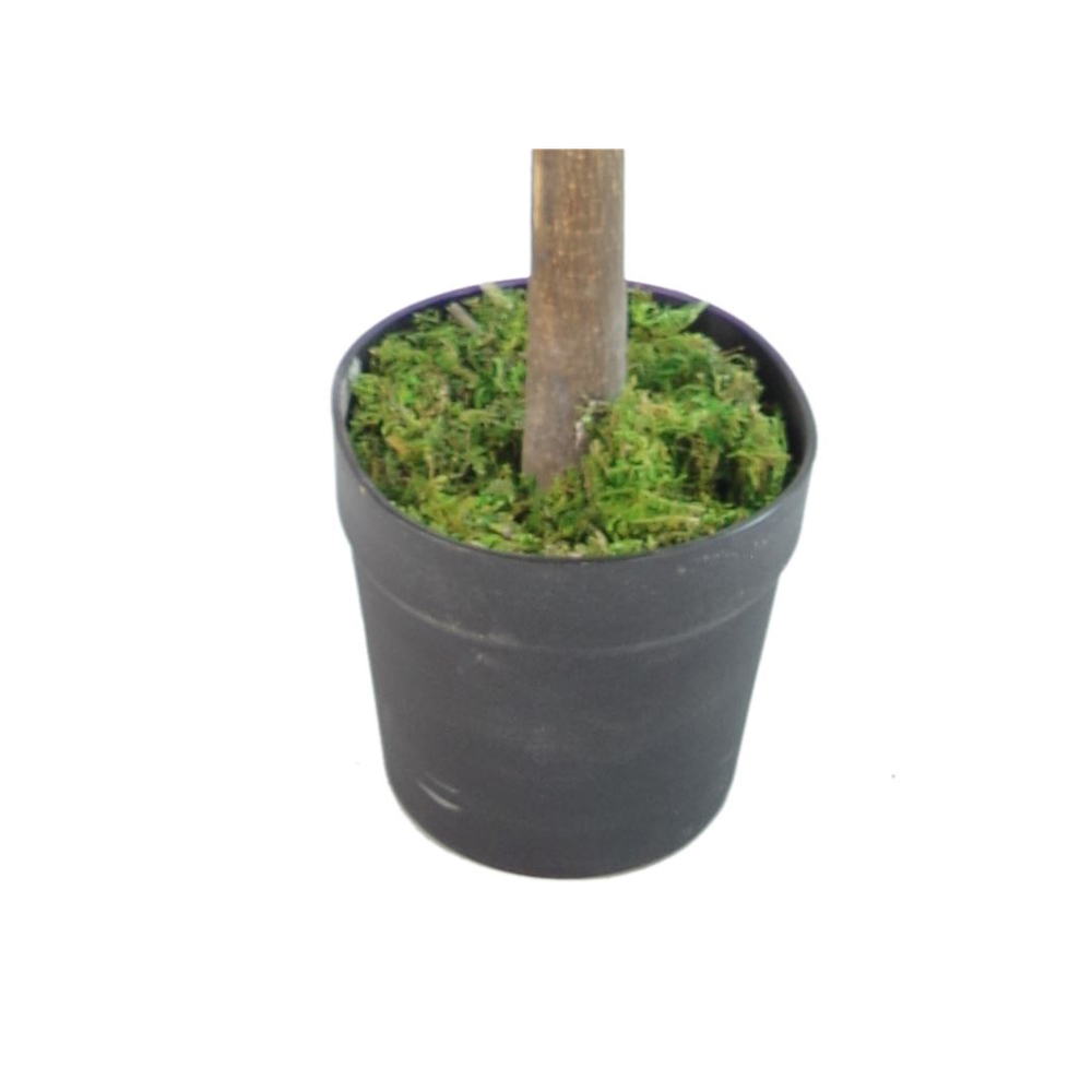 130cm Artificial Red & Green Ficus Tree