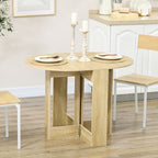 Folding Dining Table Foldable Drop Leaf Dinner Table for Kitchen