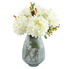 75cm Extra Large Chrysanthemum - White