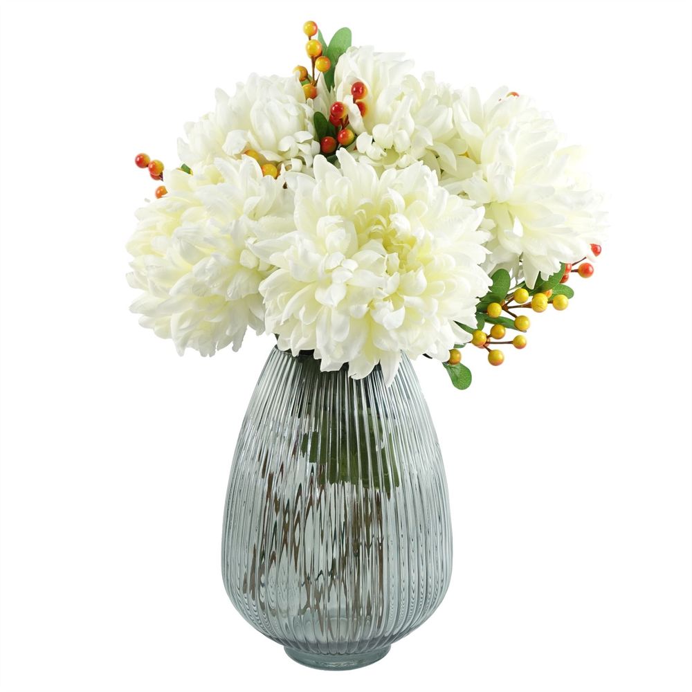 75cm Extra Large Chrysanthemum - White