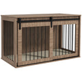 Luxury XL Dog Crate Furniture - Brown