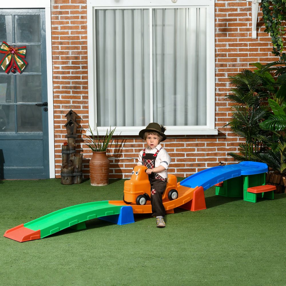 Kids Rollercoaster: 3(m) Up/Down, Non-Slip Steps, Ages 2-5. !