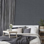 Luxury Weave Texture Dark Grey Throw Pillow - Attention to Detail
