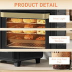 10L Air Fryer Oven, Electric Oven, Grill, Roast, Bake, 1000W