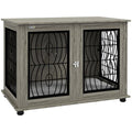Dog Crate Furniture, 37" End Table for Large Dogs w/ Cushion