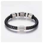 Mens Nautical Leather Bracelet - Ideal Birthday or Christmas Gift