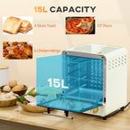 Mini Oven Toaster with Baking Tray, Wire Rack, and Crumb Tray - for All Demographics!