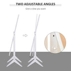 Freestanding Dressing Mirror - Adjustable Tilt - White - for Bedroom, Bathroom, Hallway
